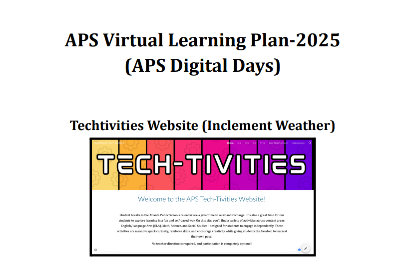 APS Virtual Learning Days